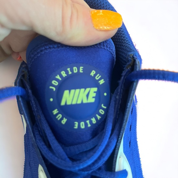 NWOT Nike Joyride Run Youth Royal Blue/White/Volt Size 5.5 - Picture 10 of 11
